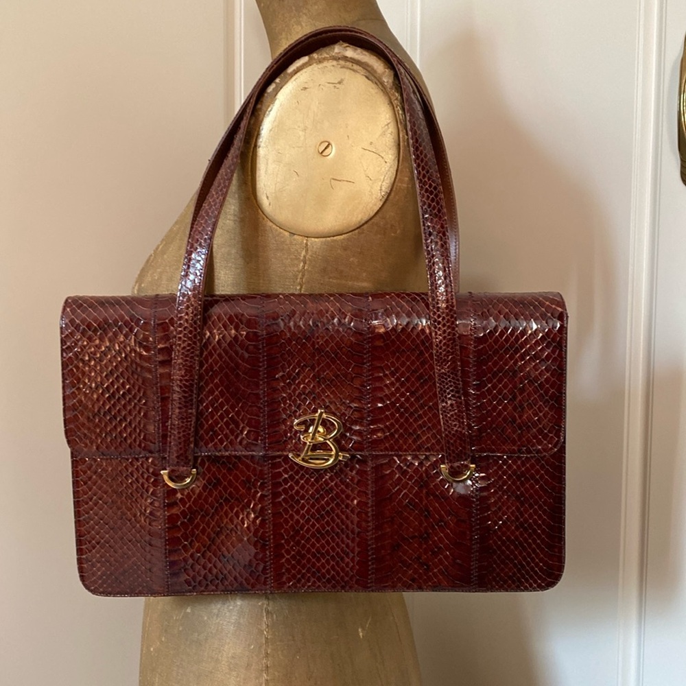 ELLEBI ORIGINAL VINTAGE LEATHER SHOULDERBAG